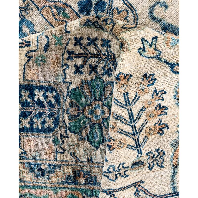 Serapi One-of-a-Kind Hand-Knotted Area Rug - Ivory - 8' 2" x 9' 10"