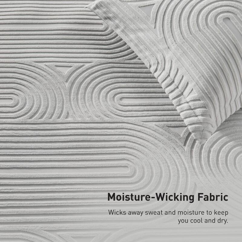 BEDGEAR Performance Duvet Cover and Sham Set - Moisture-Wicking Breathable Cooling Bedding