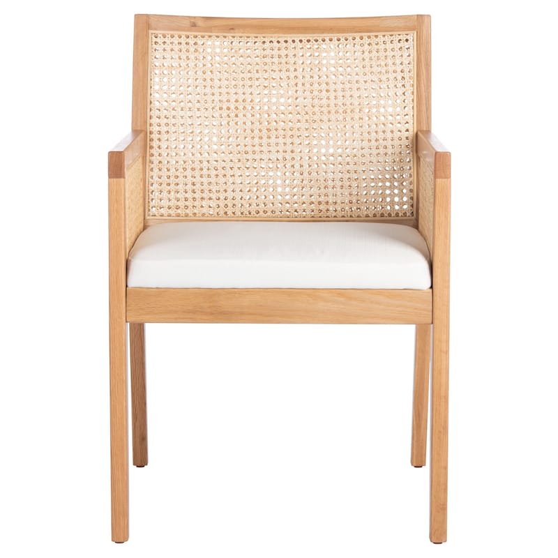 SAFAVIEH Couture Lupita Rattan Dining Chair - 21.9" W x 24.8" L x 33.9" H - 22Wx25Dx34H