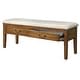 preview thumbnail 6 of 11, Lifestorey Palmer Solid Wood Bench with Storage