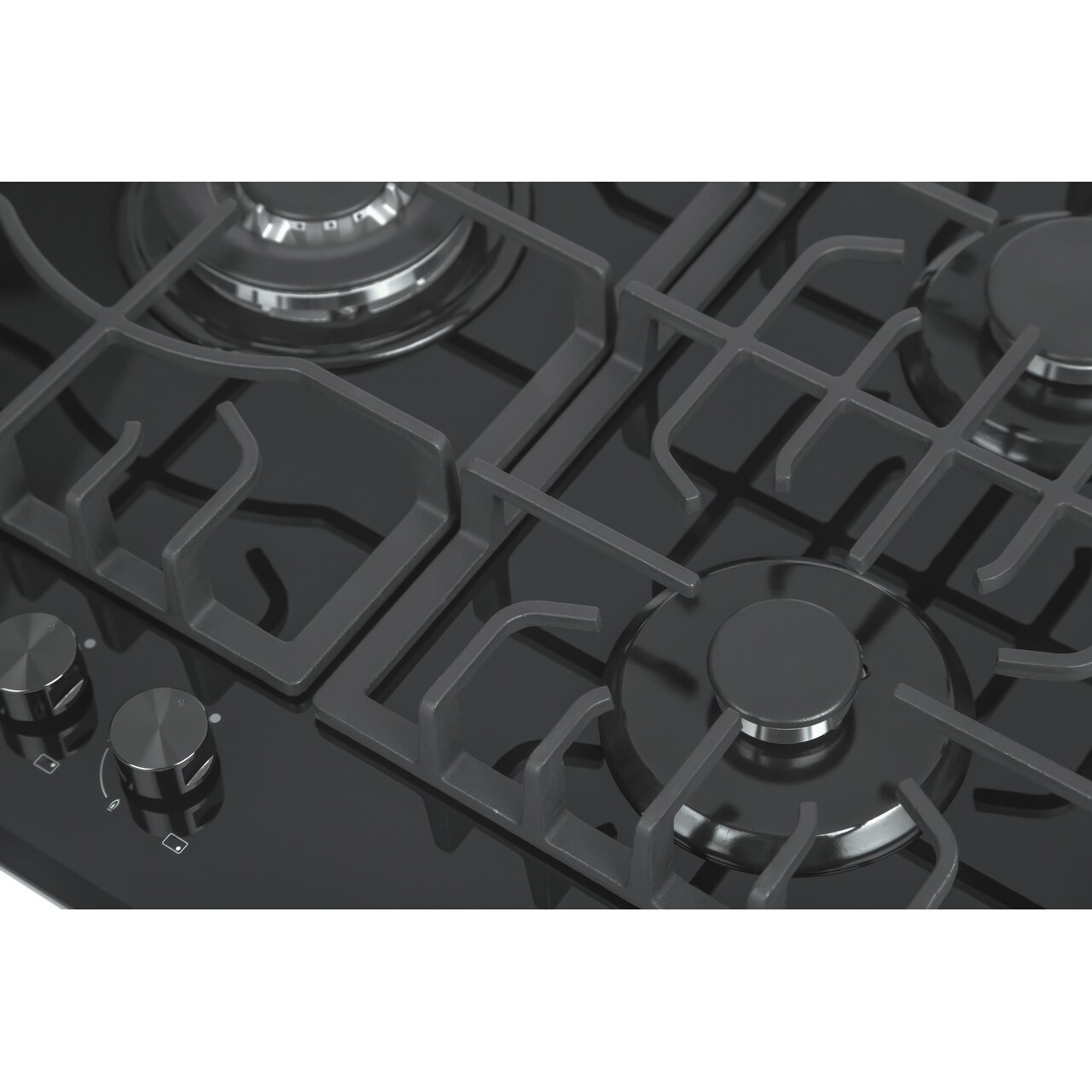 Empava 36 5 Italy Sabaf Sealed Burners GAS Stove Top Cooktop Black Tempered Glass LPG/NG Convertible EMPV-36GC905