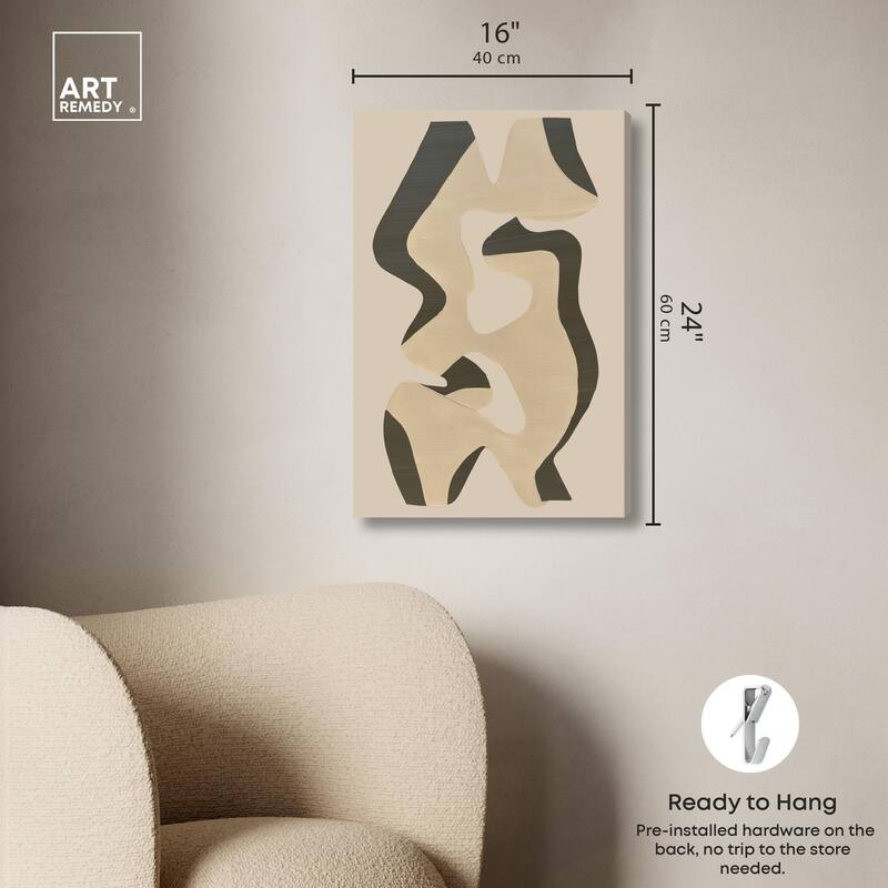 Shapes of Sage I Canvas by Art Remedy, Gallery Wrapped