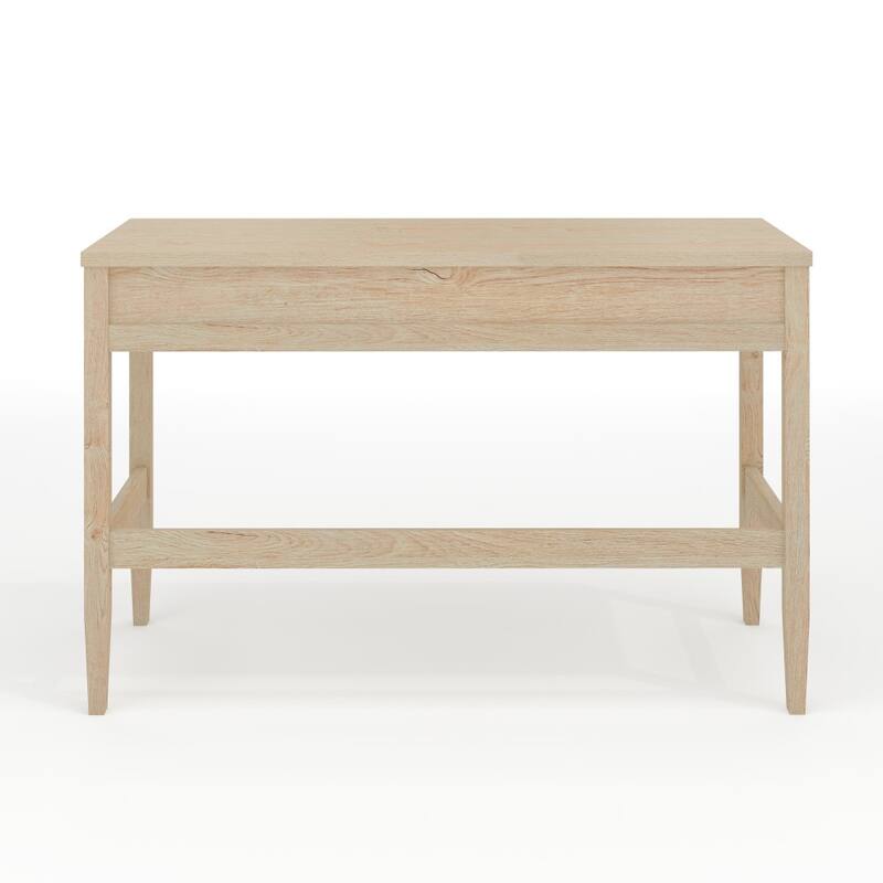 Martha Stewart Home Office Desk with 3 Drawers and Tapered Legs