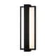 preview thumbnail 3 of 9, 1-Light Modern Black Aluminum Integrated LED IP54 Waterproof Outdoor Wall Light - 13.5 in. H x 4.7 in. W x 2.6 in. D
