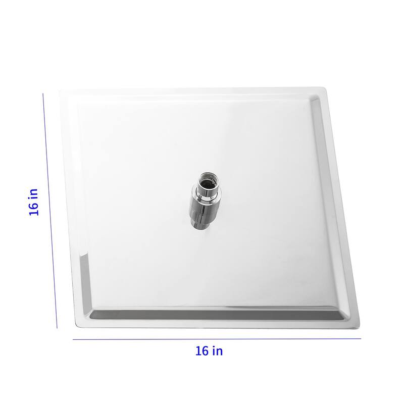 Lordear 16-inch Square Rain Shower Head