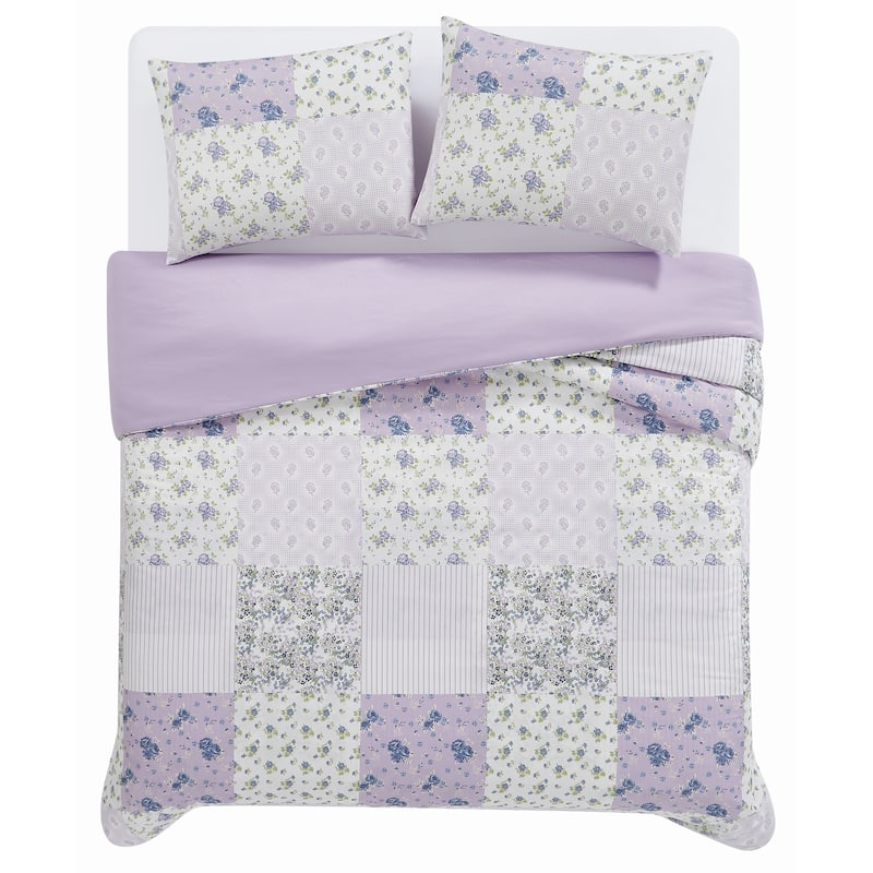 Cannon Elissa Patchwork 3 Piece Comforter Set