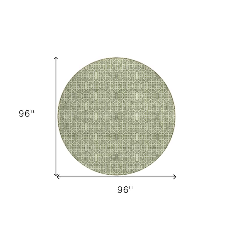 HomeRoots Geometric Transitional Rectangle Outdoor Rug