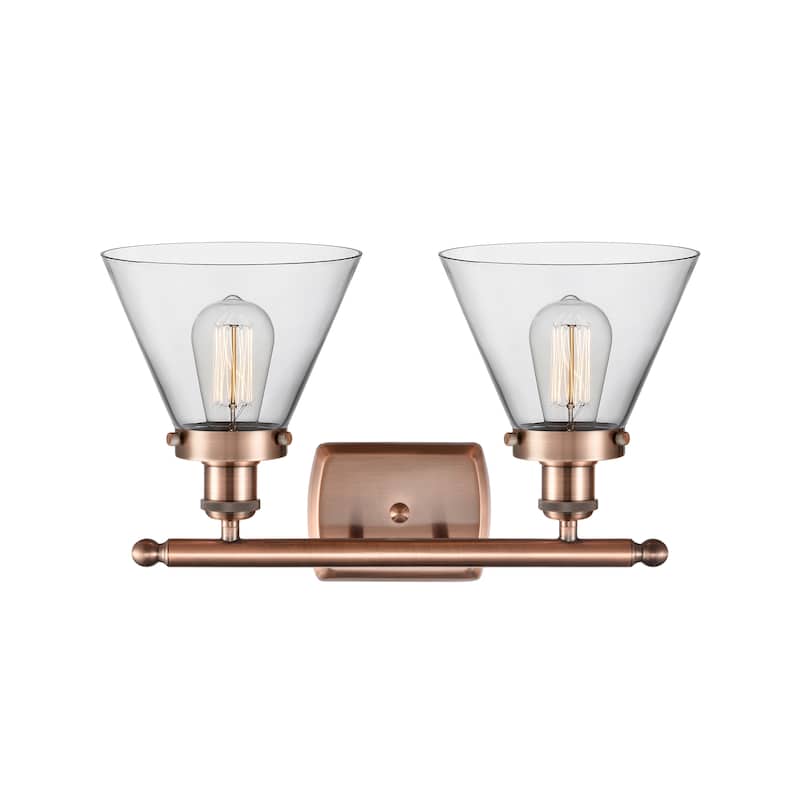 Innovations Lighting Ballston Urban Cone - 2 Light 18" Bath Vanity Light