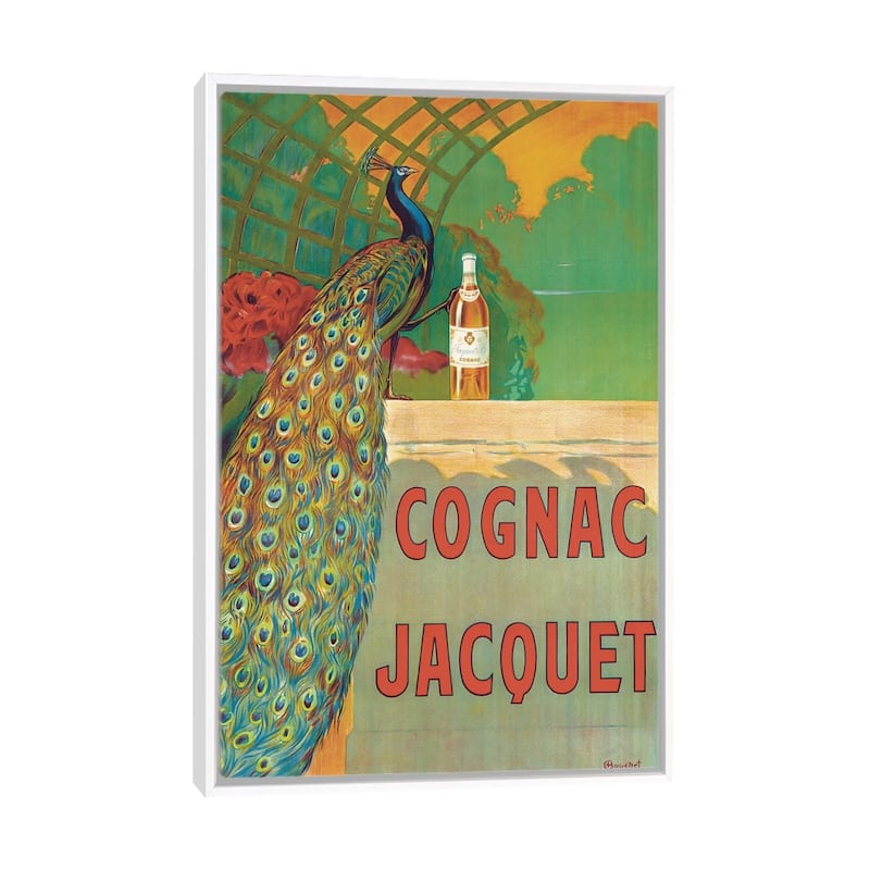 iCanvas "Cognac Jacquet " by Camille Bouchet Framed Canvas Print - White - 26x18