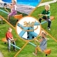 preview thumbnail 5 of 7, Outdoor Kids Spinning Seesaw Sit and Spin Teeter Totter Outdoor Playground Equipment Swivel Teeter Totter for Backyard