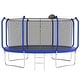 preview thumbnail 6 of 7, 14FT Trampoline with Basketball Hoop, ASTM Approved Reinforced Type Outdoor Trampoline with Enclosure Net
