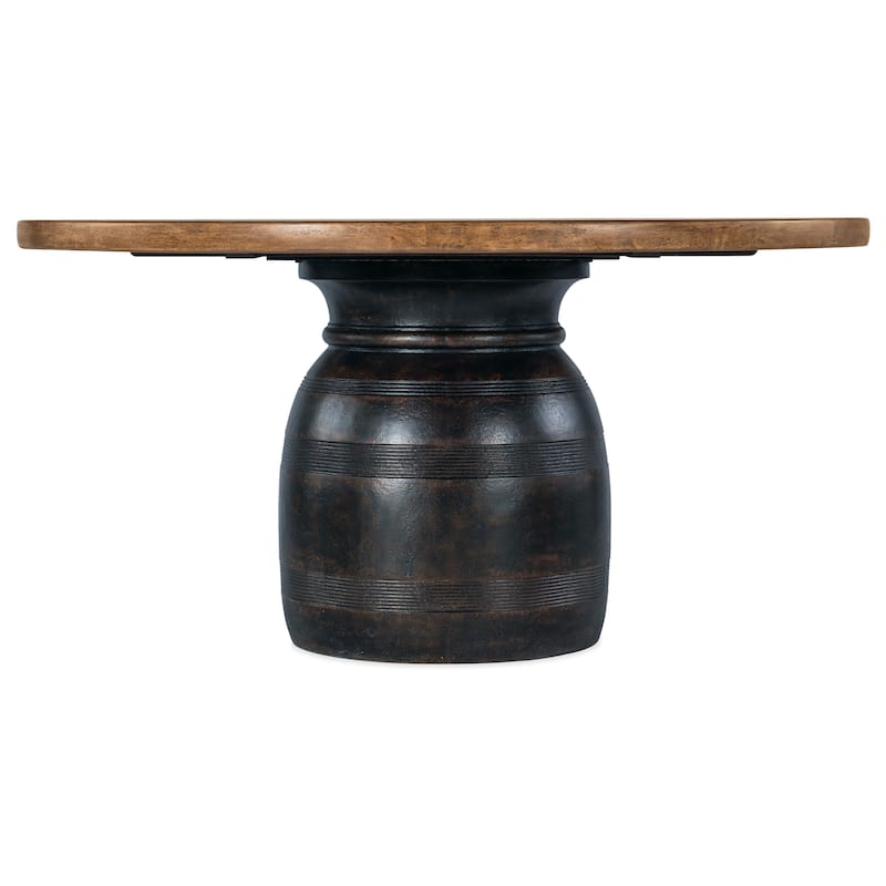 Big Sky Round Dining Table - 60"W x 60"L x 30.5"H - Brown
