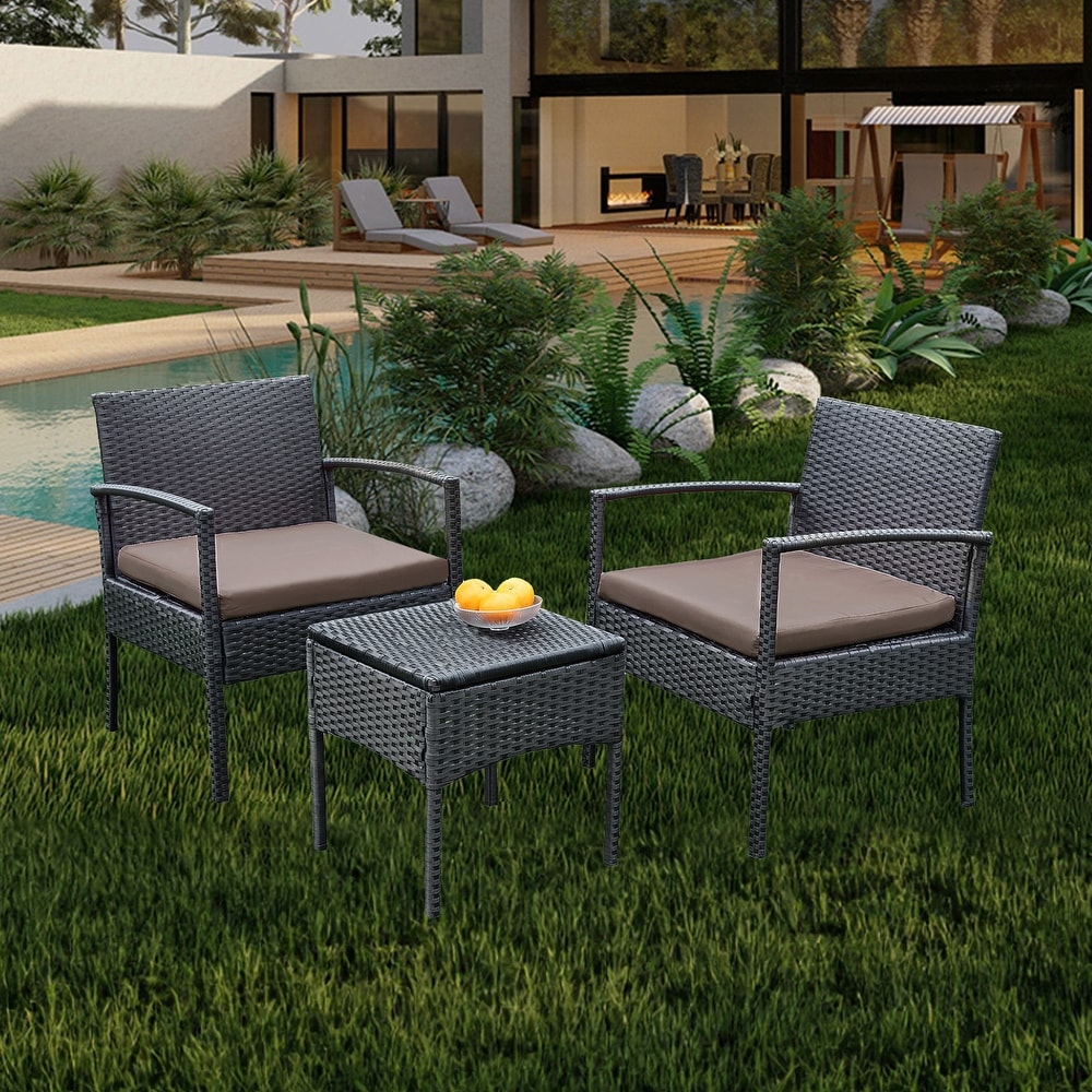 Rattan Beach Rectangular Patio Furniture Bed Bath Beyond