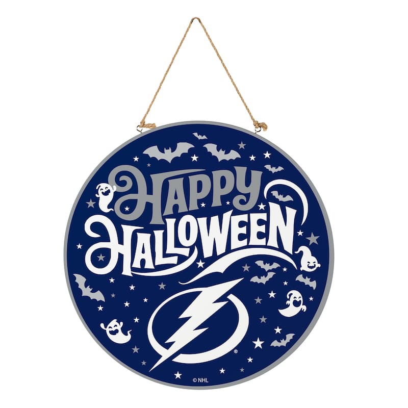 Tampa Bay Lightning 18" x 18" Halloween Door Décor Wall Sign