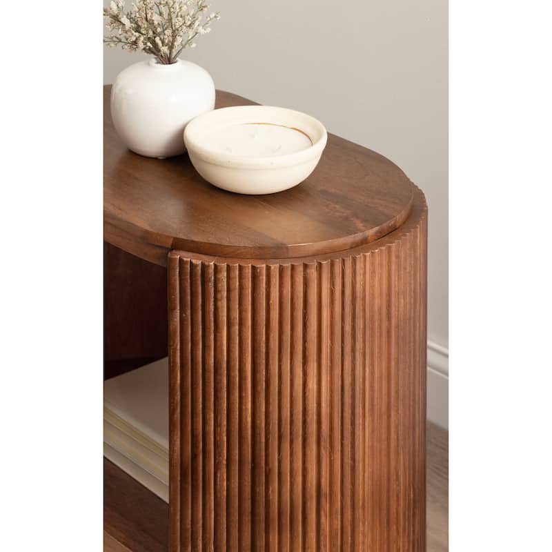 Kate and Laurel Cakora Capsule Wood Side Table