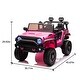preview thumbnail 20 of 98, Christmas Gift 24V Ride-On Truck for Kids, Double Seat, Bluetooth, Remote Control Pink