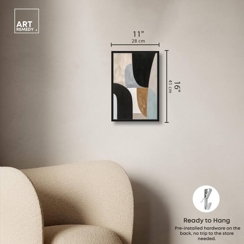 Interlocking Segments I Canvas by Art Remedy