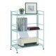 preview thumbnail 27 of 32, Porch & Den Ferdinand 3-Tier Wide Folding Metal Shelf
