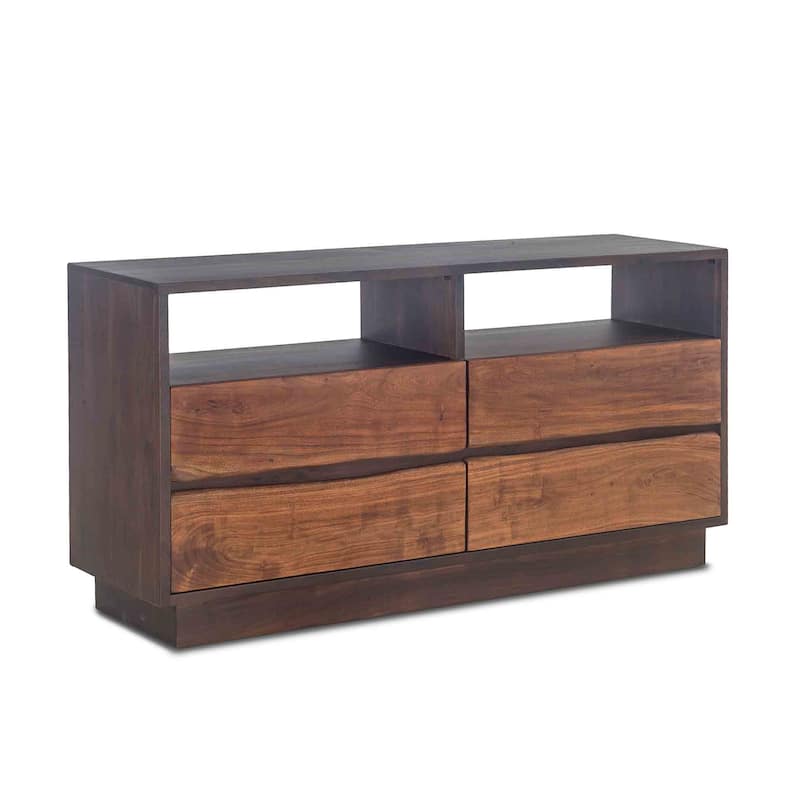 Palermo 64-Inch Acacia Wood Live Edge Dresser