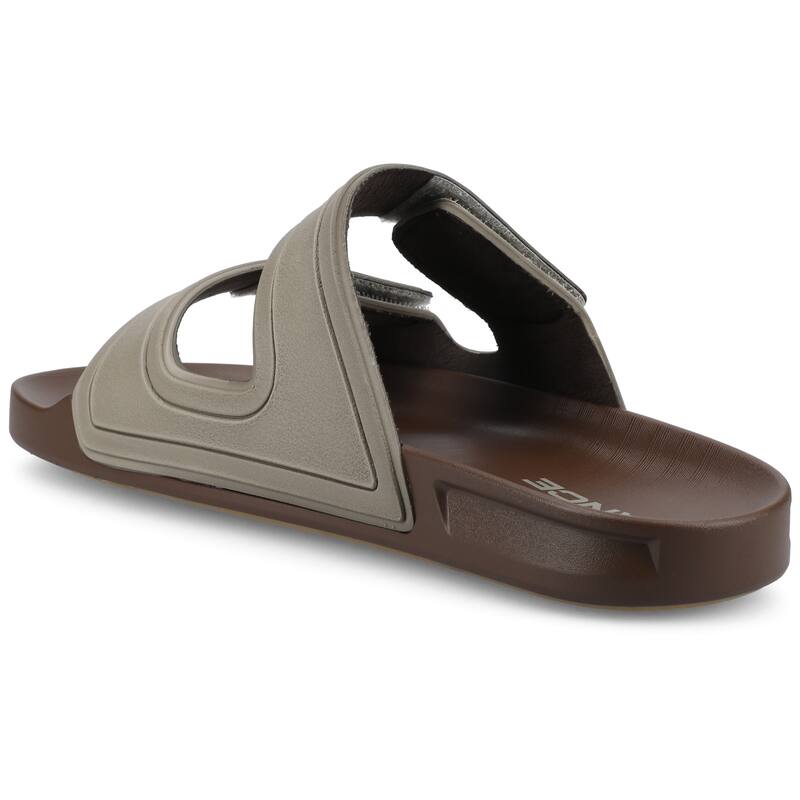 Vance Mario Comfort Adjustable Strap Slide-in Sandal