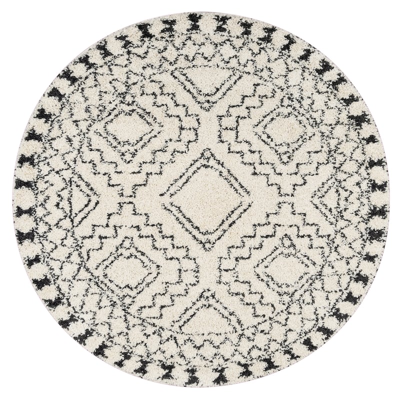 Nuloom Vasiliki Moroccan Shag Tasseled Area Rug