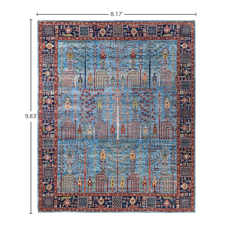 Serapi, One-of-a-Kind Hand-Knotted Area Rug - 8' 2" x 9' 10"
