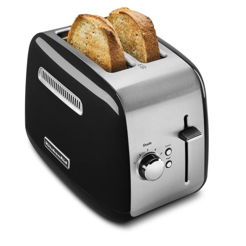 KitchenAid Refurbished 2-Slice Toaster with manual lift lever, RKMT2115
