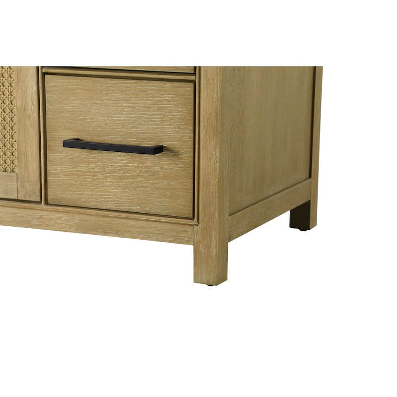 Elegant Lighting VF29554 Alina 54" Free Standing Single Basin Vanity