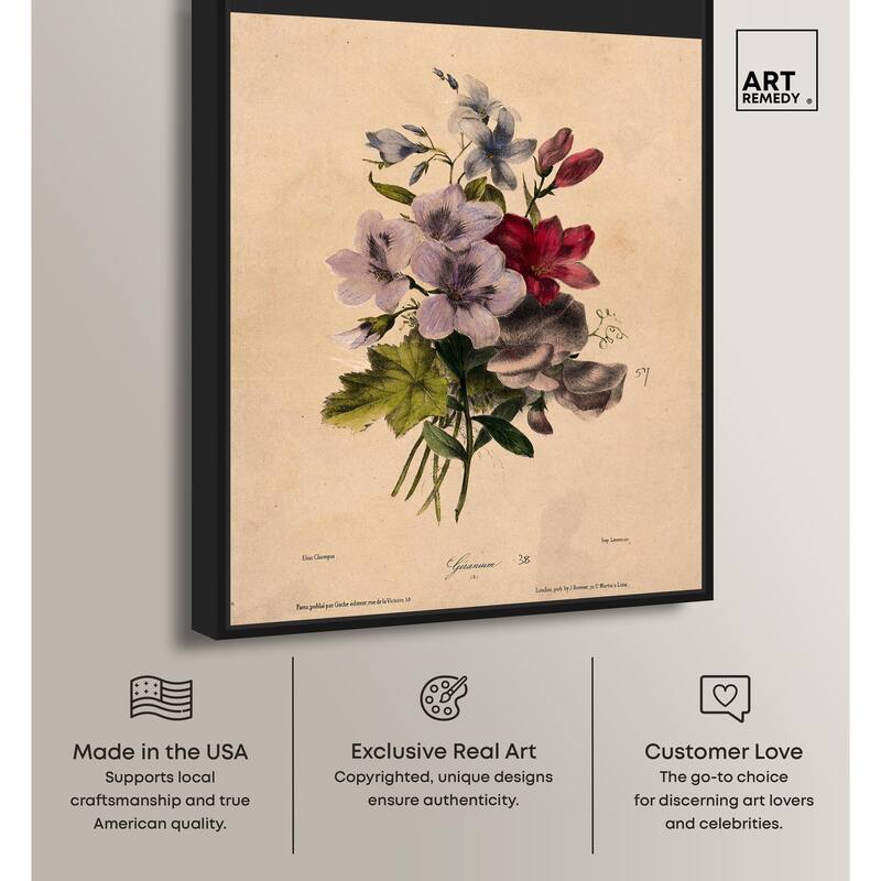 Elisa's Blooms Canvas by Art Remedy