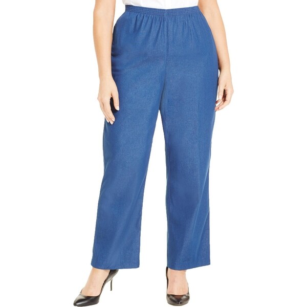 alfred dunner flat front jeans