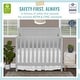 preview thumbnail 2 of 1, Dream On Me Bellport 4 in 1 Convertible Mini/ Portable Crib I Mini Baby Crib I Includes 1.5 Mattress - Pebble Grey