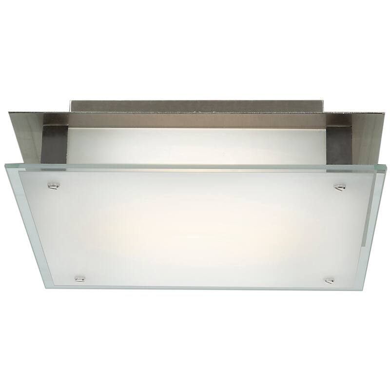 Access Lighting Vision - (m) Dimmable LED -Flush Mount - Brushed Steel - Frosted - Brushed Steel