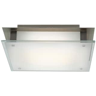 Access Lighting Vision - (m) Dimmable LED -Flush Mount - Brushed Steel - Frosted