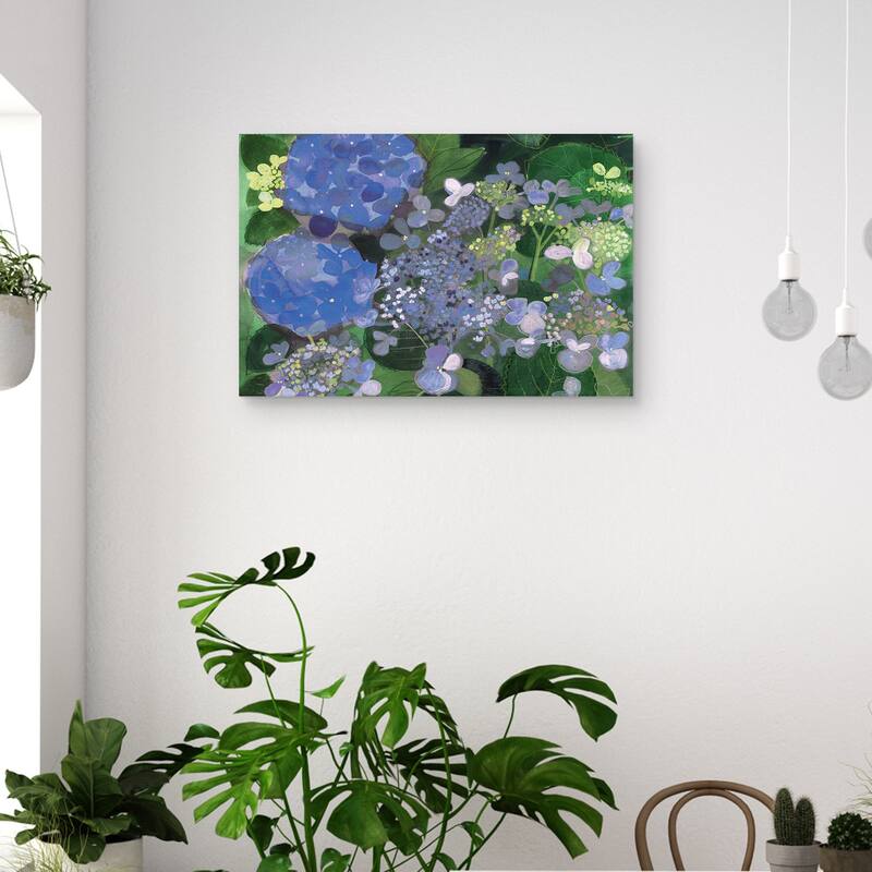 Hydrangea Blue by Maret Hensick Canvas Art Print