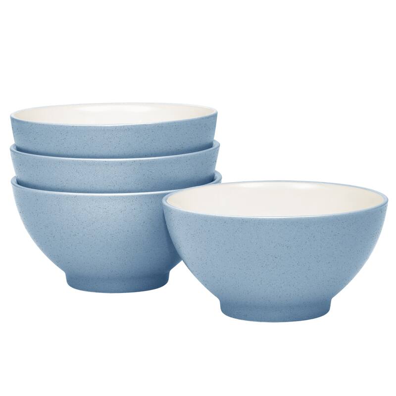 Noritake Colorwave Set Of 4 Rice Bowls, 5-3/4", 20 Oz. - Ice
