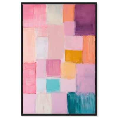 Color Squares III Canvas by Art Remedy