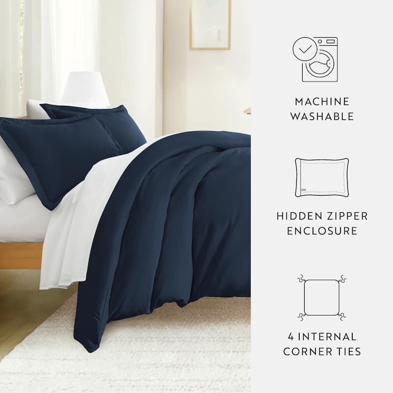 Simply Essential Dorm In A Bag Duvet, Sheet Set, Mattress Pad and Duvet Insert