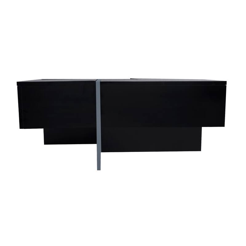 Coffee Table with 4 Hidden Storage Compartments