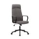 preview thumbnail 9 of 13, Porthos Home Shea Office Chair with Tilt Mechanism, PU Upholstery Grey