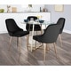 preview thumbnail 35 of 58, Silver Orchid Naldi Contemporary-Glam Velvet Dining Chair (Set of 2)