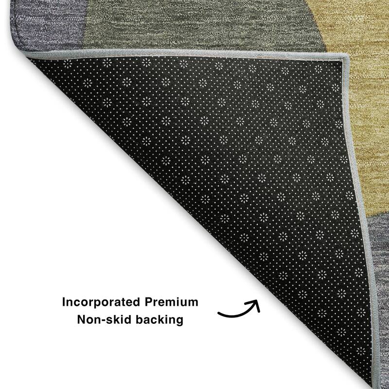 Premium Washable Super Soft Contemporary Siena Mayfield Rug