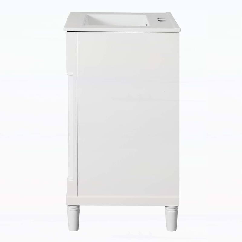 24" Bathroom Vanity with Integrated Ceramic Sink