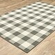 Style Haven Gingham Check Indoor/Outdoor Area Rug.. - Bed Bath & Beyond ...
