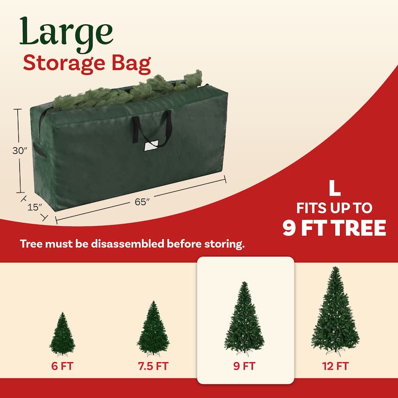 Christmas Tree Storage Bag - Protects Holiday Decorations & Artificial Trees by Elf Stor