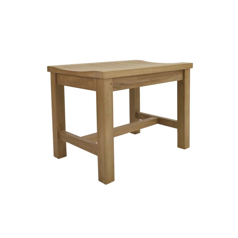 Casablanca Teak Outdoor Dining Stool - N/A