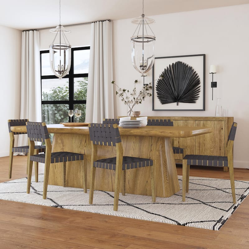Classic Home Orlando Oak Dining Chair (Set of 2)