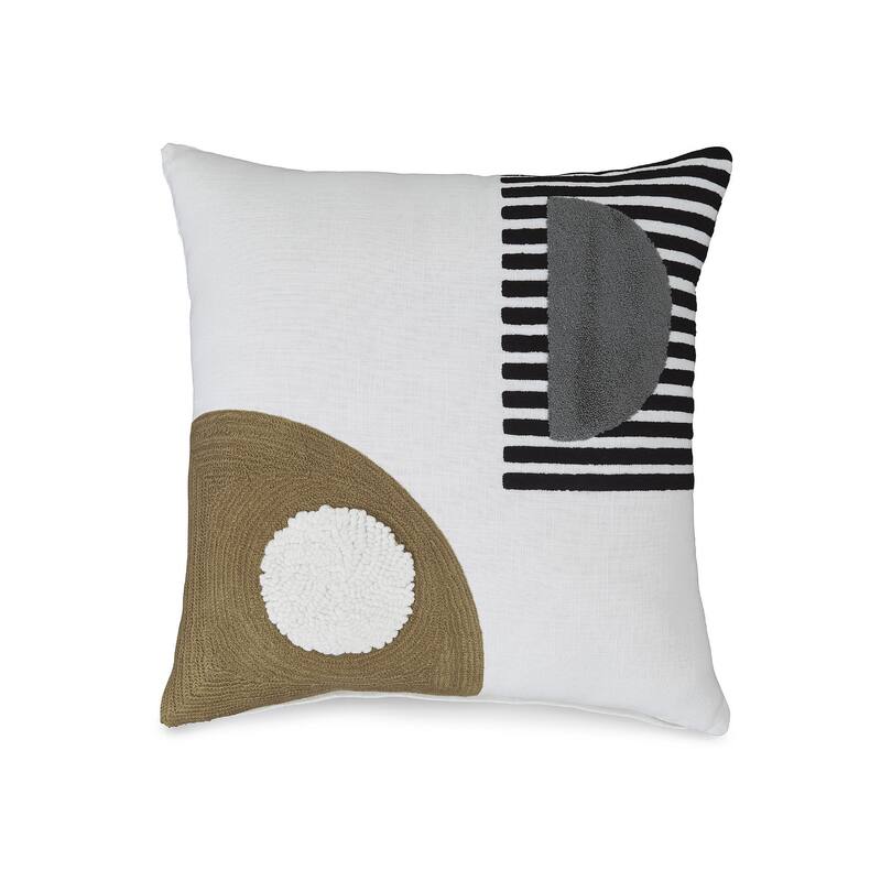 Signature Design by Ashley Longsum White/Brown Pillow (Set of 4)
