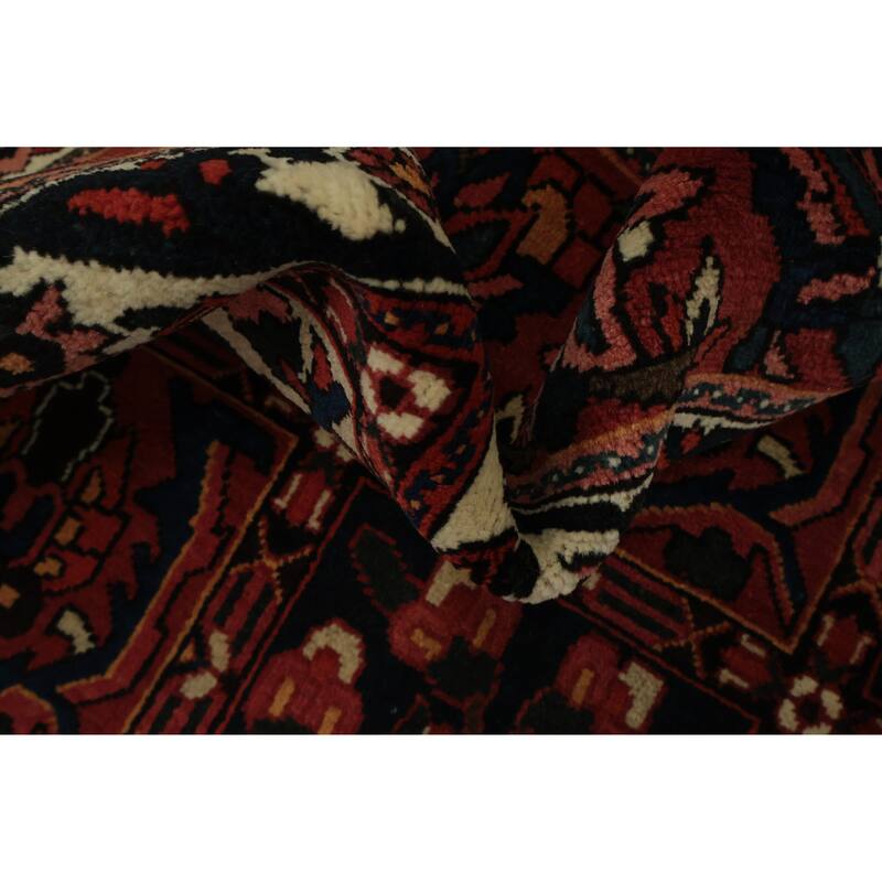 Hand Knotted Oriental 100% Wool Carpet Traditional Garden Design Red Bakhtiari Area Rug - 13' 3'' X 9' 11''
