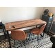 Carbon Loft Jannah Rustic Brown Embossed Writing Desk