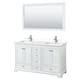 Option White / White Cultured Marble Top / Polished